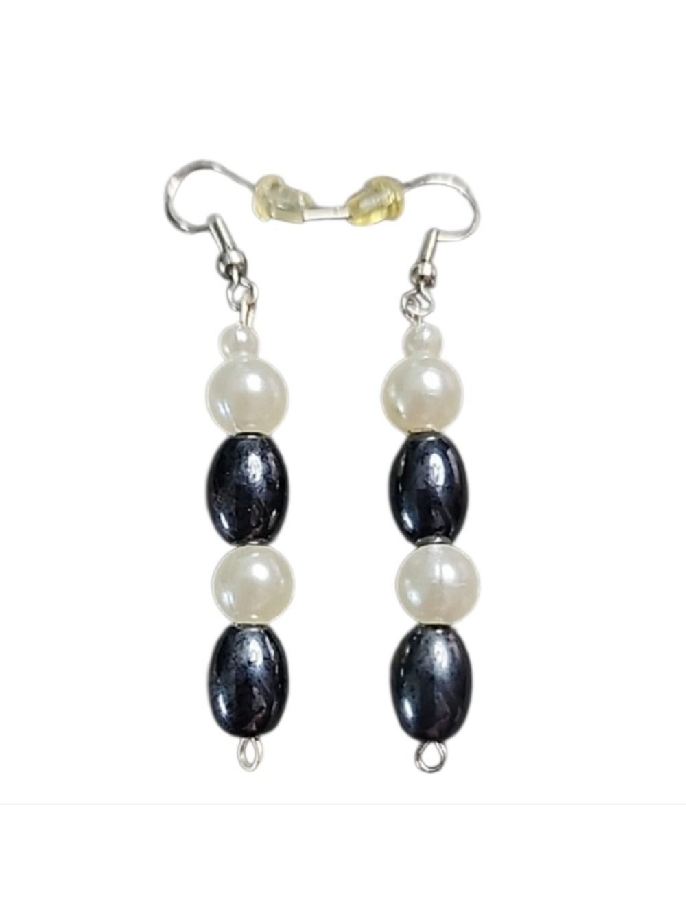 π₯4 for $20π₯Faux Pearl and Black Bead Earrings